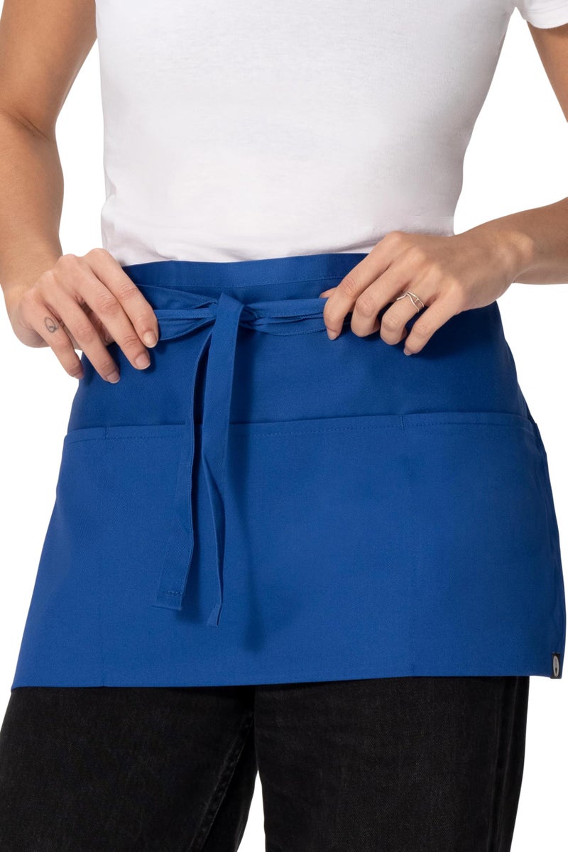 Chef Works Unisex Waitress Apron, Royal, One Size - Image 2